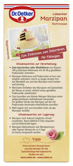 Dr. Oetker marzipan shaped into small modeling figures demonstrating fine detail retention