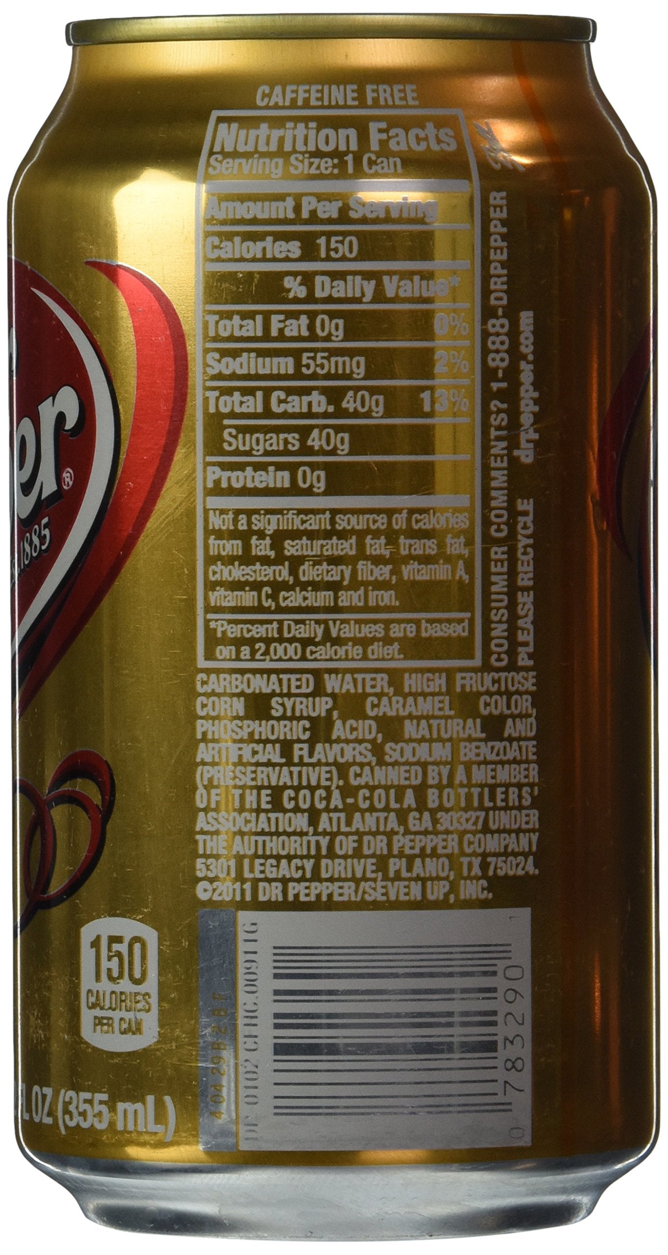 Dr Pepper can chilled on ice highlighting cold refreshment and portable convenience