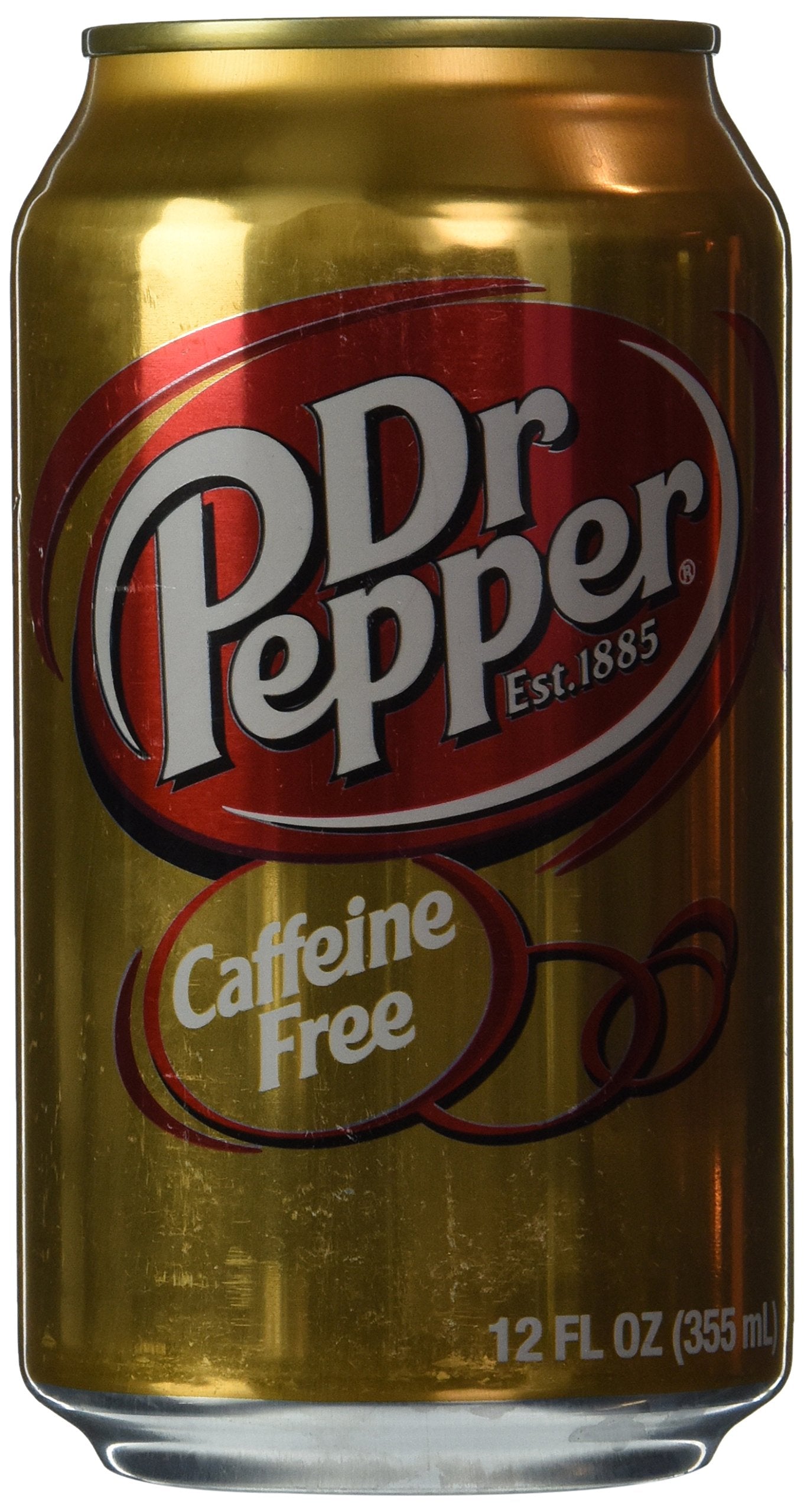 Dr Pepper front view of 12oz can showing label and brand, ideal for classic taste