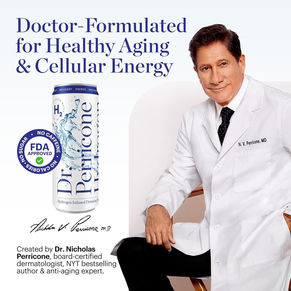 Dr. Perricone bottle close-up of aluminum-lined texture highlighting freshness