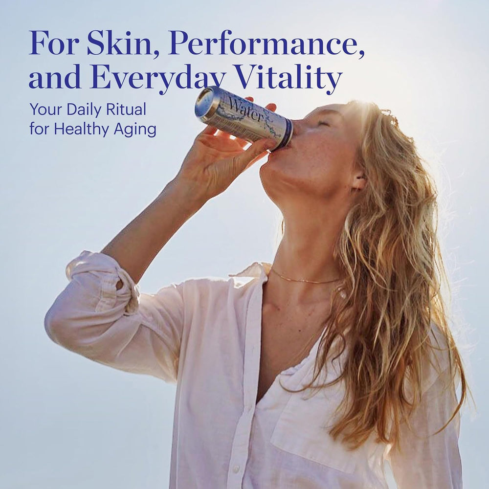 Dr. Perricone bottle chilled in refrigerator for refreshing antioxidant hydration