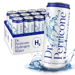Dr. Perricone front packaging showing 12-pack and hydrogen badge benefits