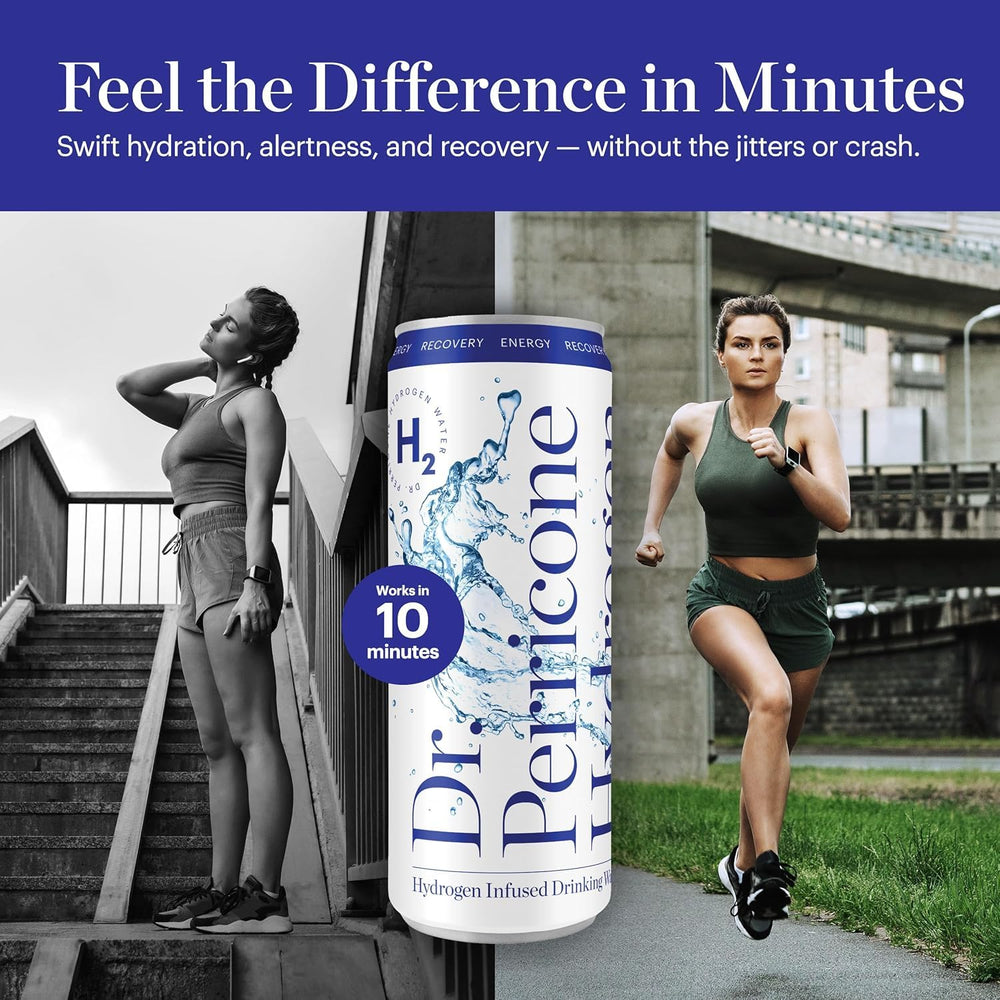 Dr. Perricone label detail focusing on hydrogen concentration and ingredient clarity