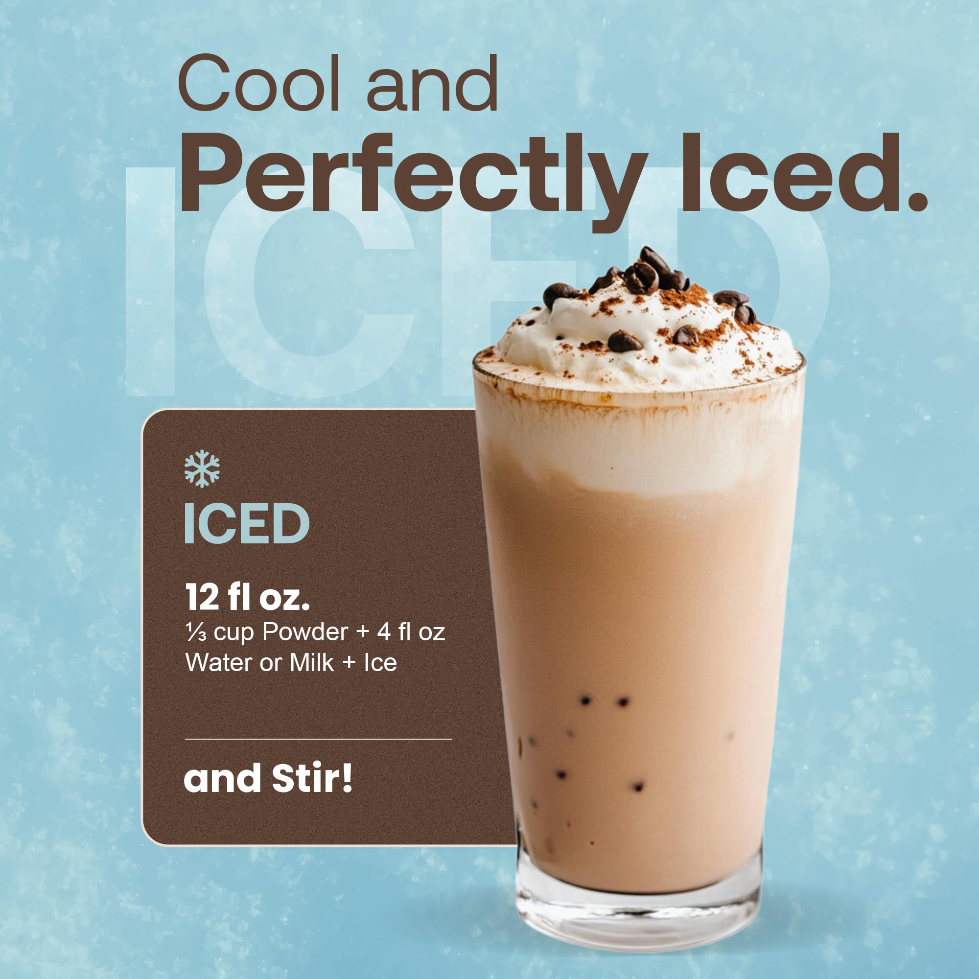 Dr. Smoothie blended frozen frappe in cup showing thick texture and indulgence