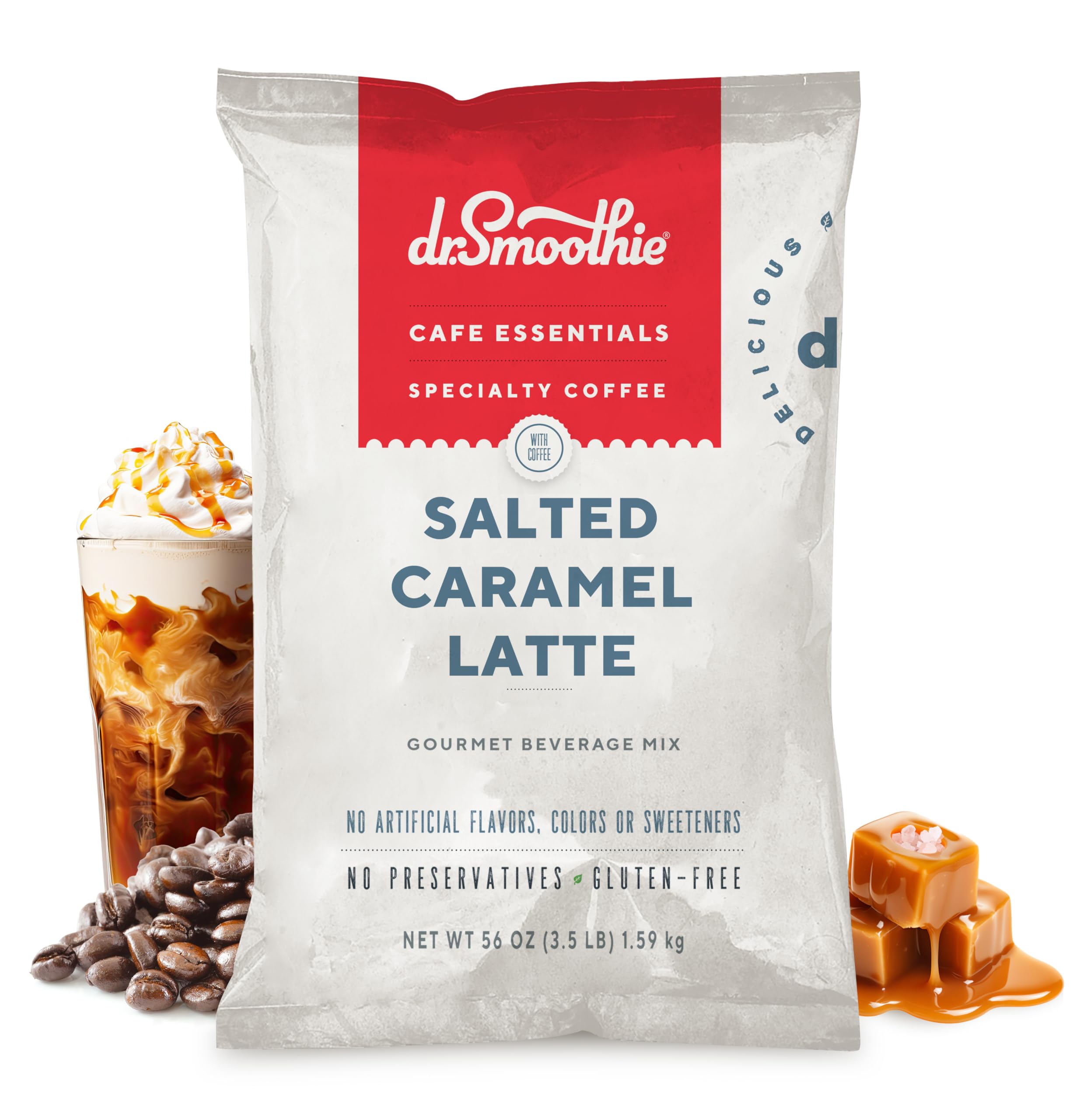 Dr. Smoothie front packaging showing product identity and convenience