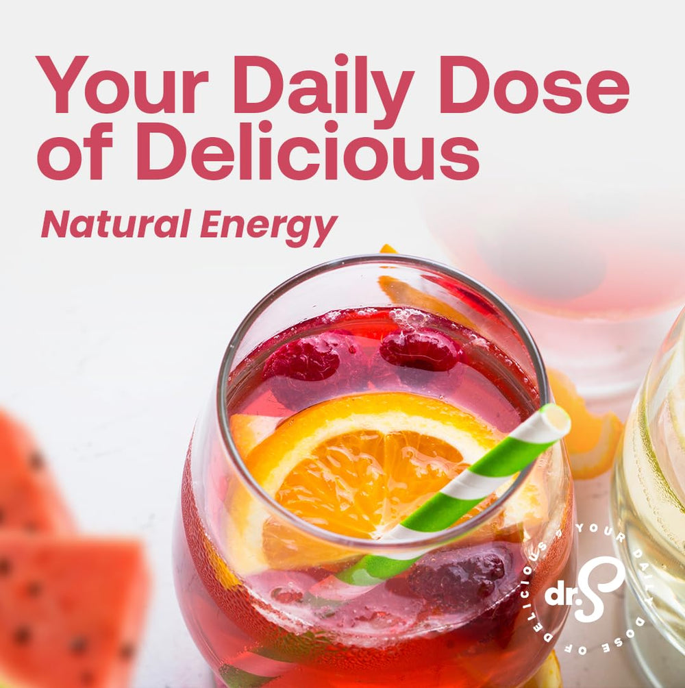 Close-up of Dr. Smoothie liquid texture and vibrant color for visual appeal