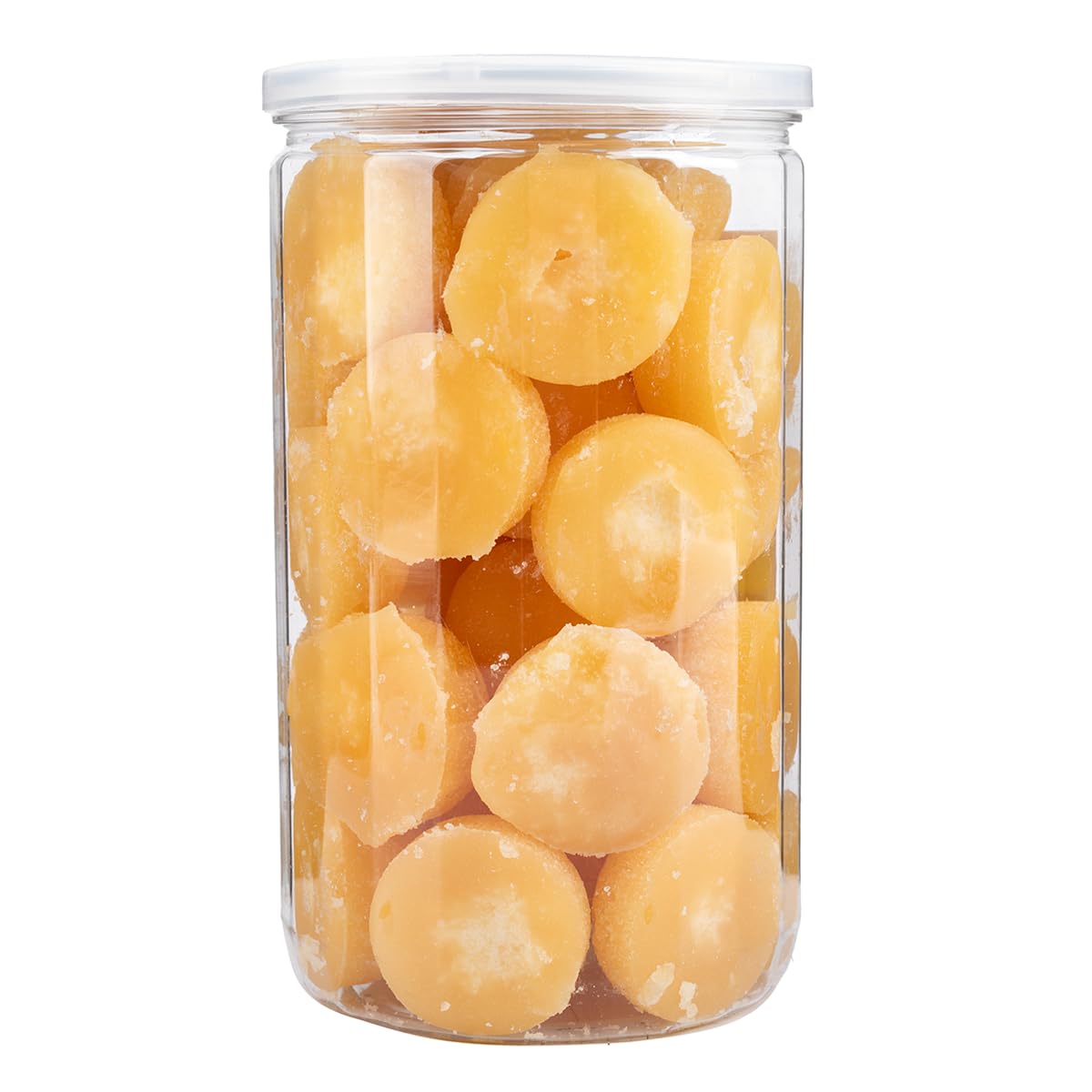 DragonDish close-up texture of golden palm sugar, highlights natural caramel notes