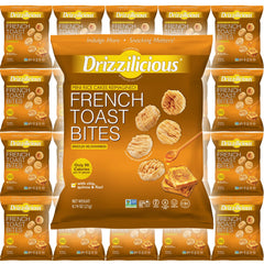 Drizzilicious close-up of white chocolatey drizzle delivering creamy flavor without dairy