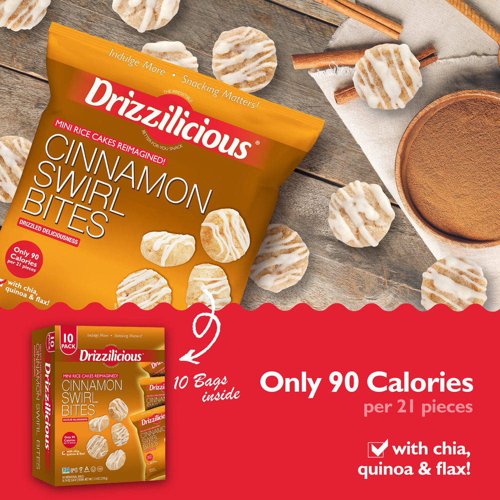 Drizzilicious nutrition and ingredients label for quick dietary checks