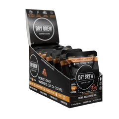 Dry Brew chew cut open revealing creamy interior and balanced roast benefit