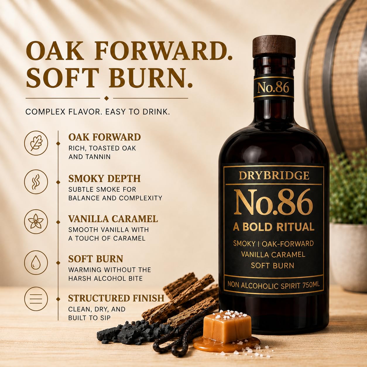 DRYBRIDGE No. 86 served in a tasting glass demonstrating ritual and nosing technique