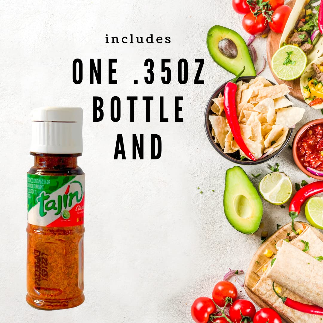 Dubbs Hardware Tajín bottle being refilled for reusable convenience
