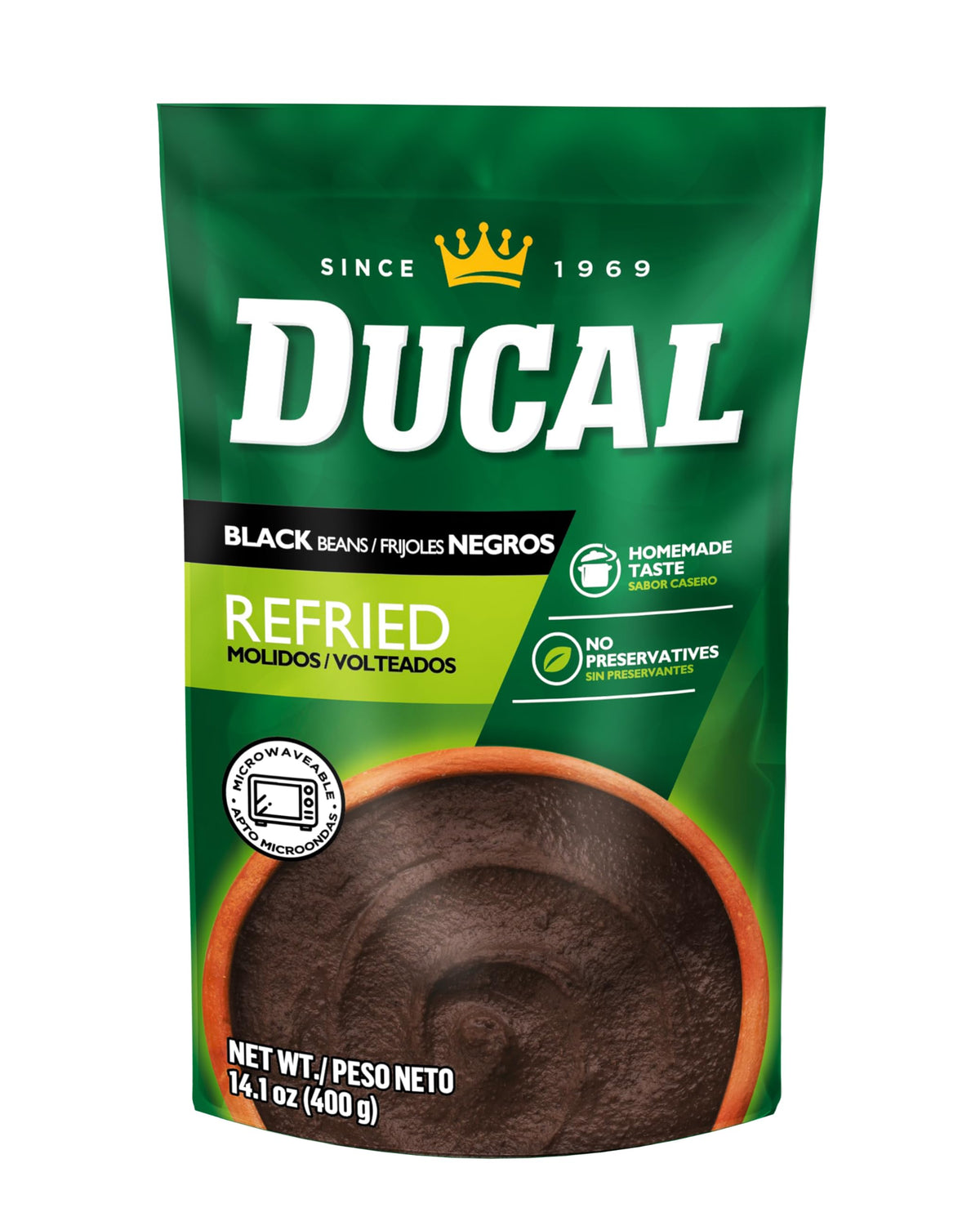 Ducal front pouch image showing packaging and quick-serve convenience