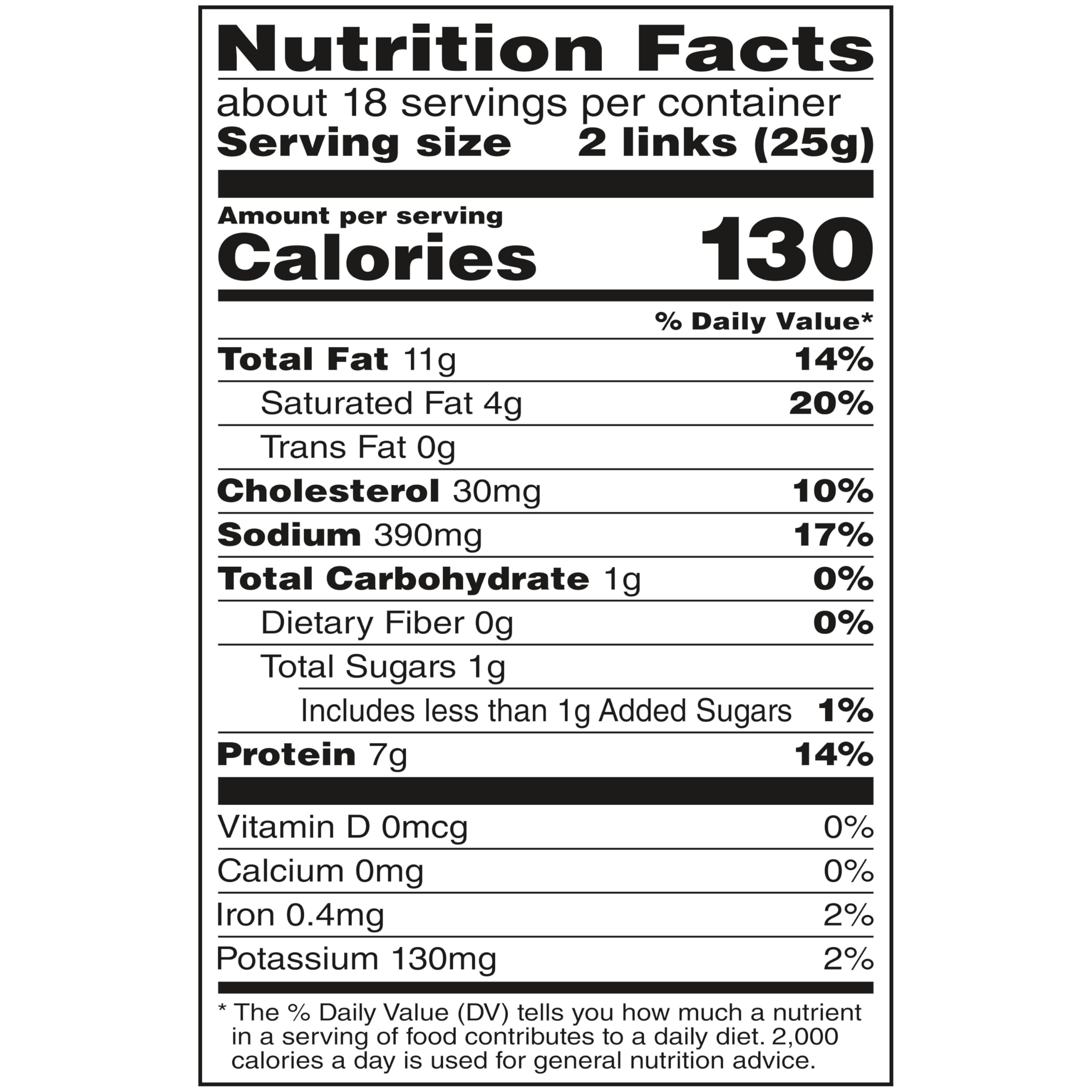 DUKE'S nutrition label detail displaying protein and low-carb benefit