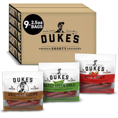 DUKE'S front packaging showing variety pack and convenience