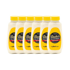 DUKE'S squeeze bottle front view showing brand and convenient design