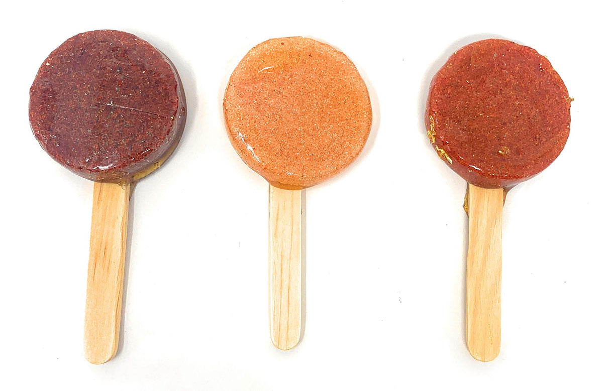 Dulces Tortugita front packaging showing 24-count assorted lollipops and convenience