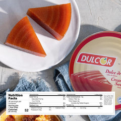 Dulcor size comparison with hand holding block demonstrating portion and scale