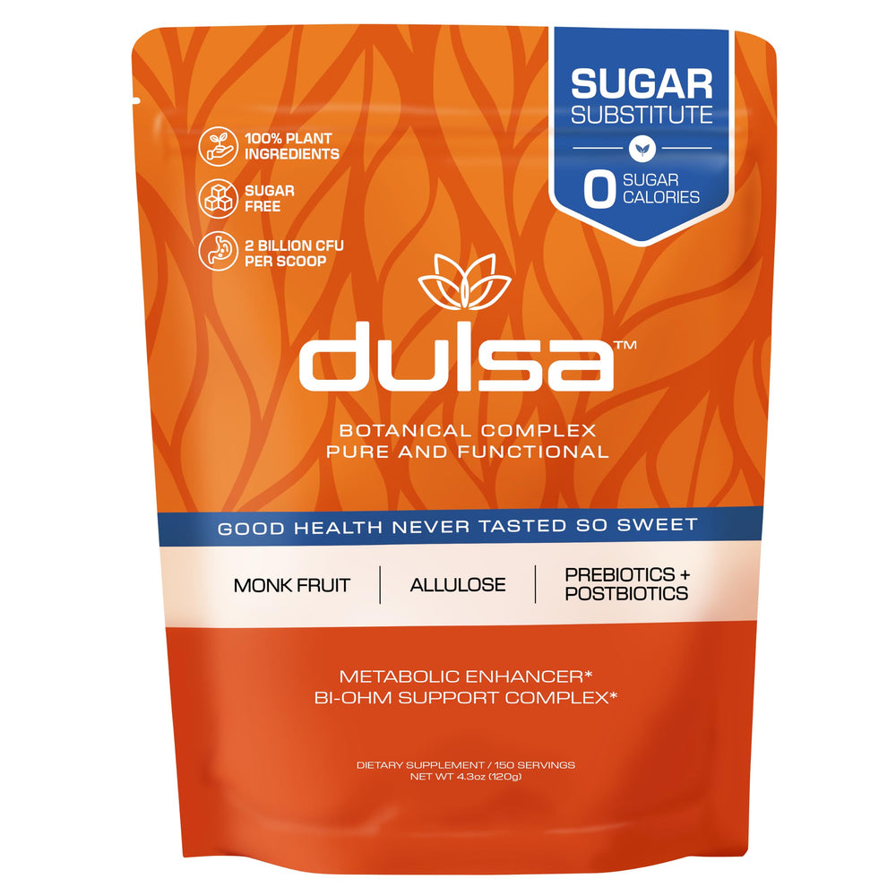 Dulsa front packaging showing jar and label for clear product identification and benefit