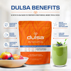 Dulsa scoop with 1/4 teaspoon measure demonstrating simple sugar-replacement conversion