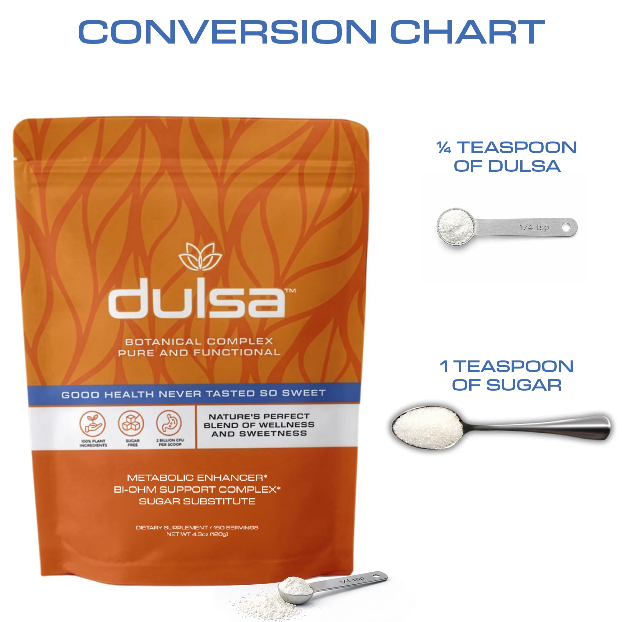 Close-up of Dulsa powder texture to show fine, non-gritty blend that dissolves easily