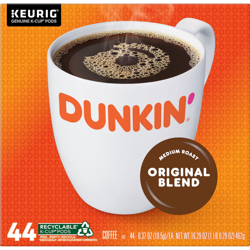 Dunkin' mug with breakfast scene showing morning routine enjoyment and convenience
