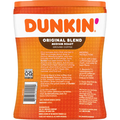 Dunkin' Donuts brewed coffee being poured into a mug illustrating flavorful home brewing