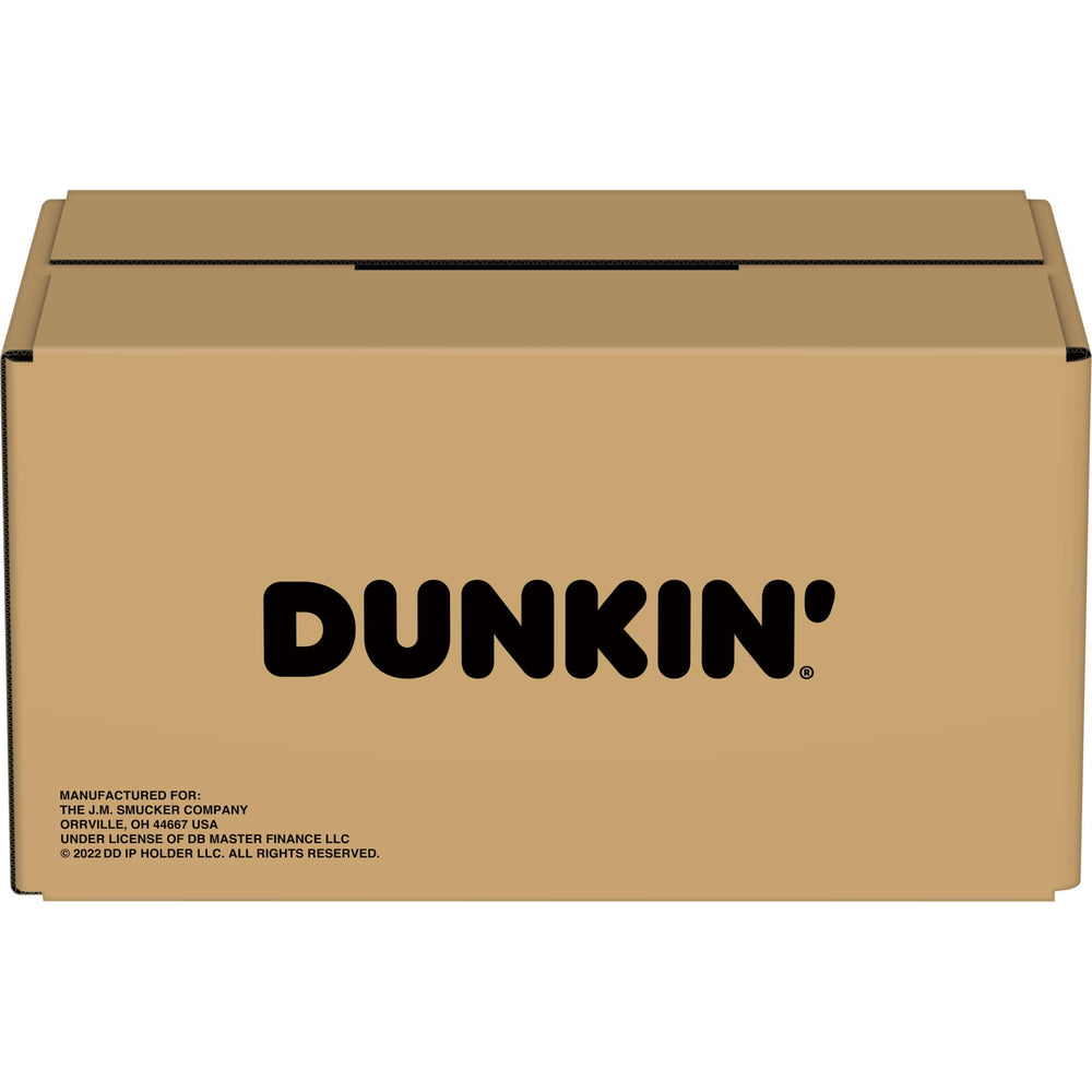 Retail shelf multipack of Dunkin' pods, shows bulk value and pantry-ready