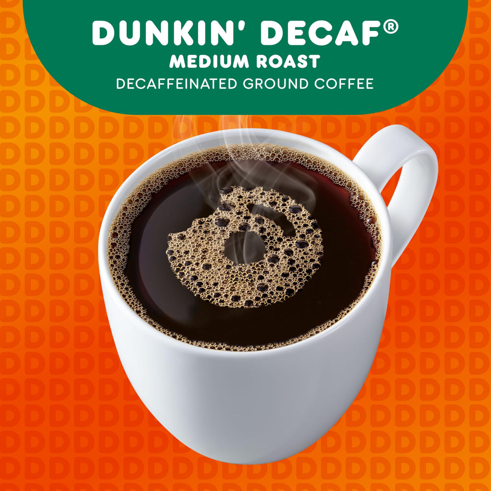 Dunkin' K-Cup beside a ruler showing pod dimensions for scale
