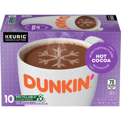 Dunkin' front packaging showing 10-count box and clear branding for quick identification