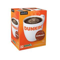 Dunkin' arrangement of multiple K-Cup pods demonstrating convenience