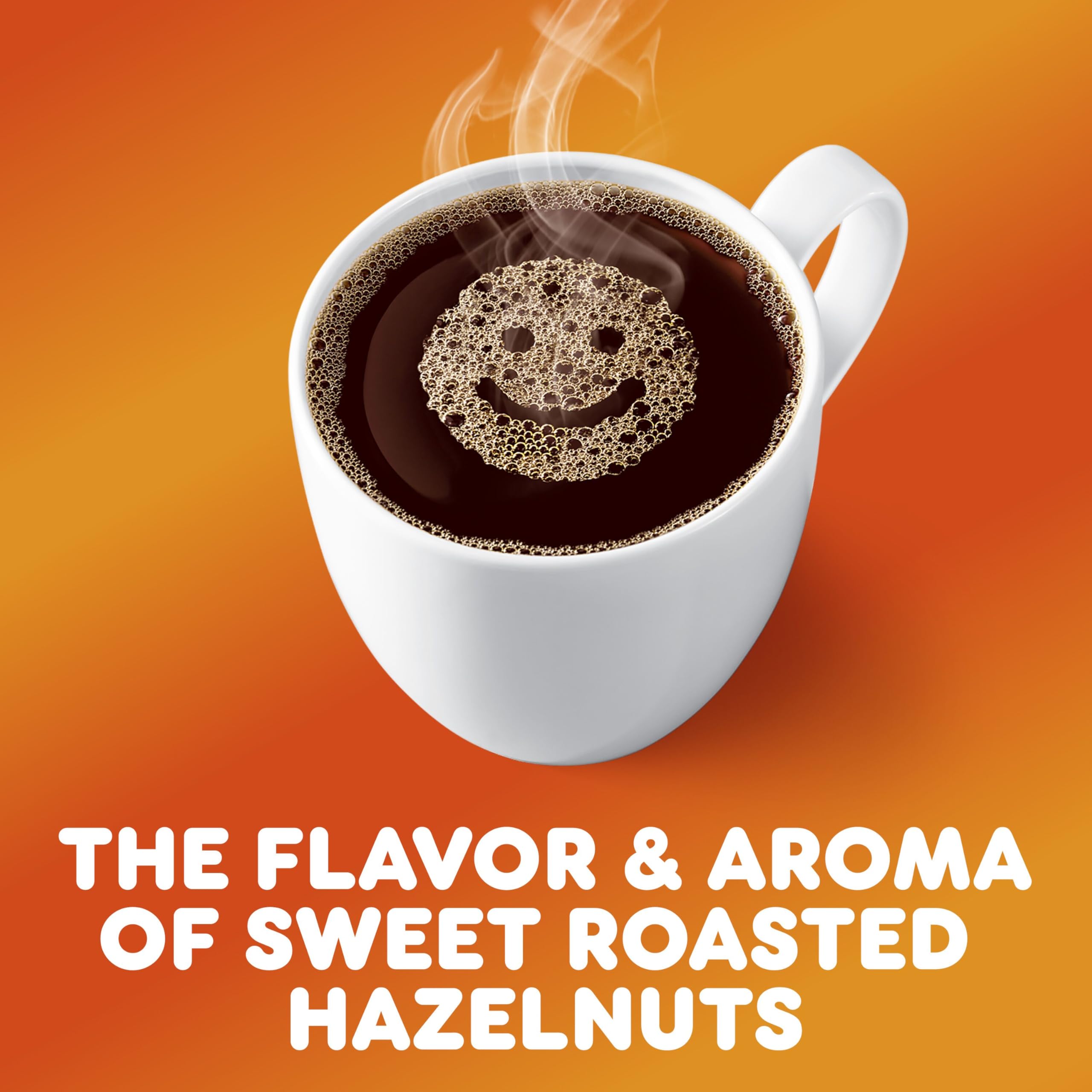 Dunkin' pod top view highlighting seal and quick single-serve benefit