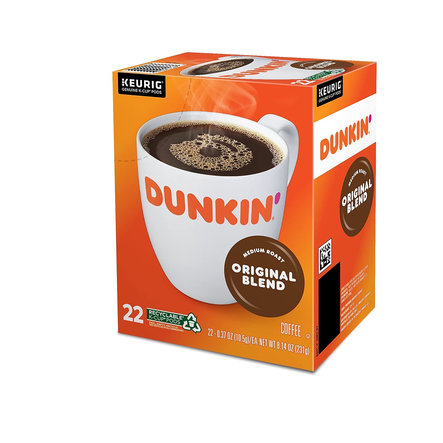 Dunkin' K-Cup brewing in Keurig for fast, consistent single-serve coffee