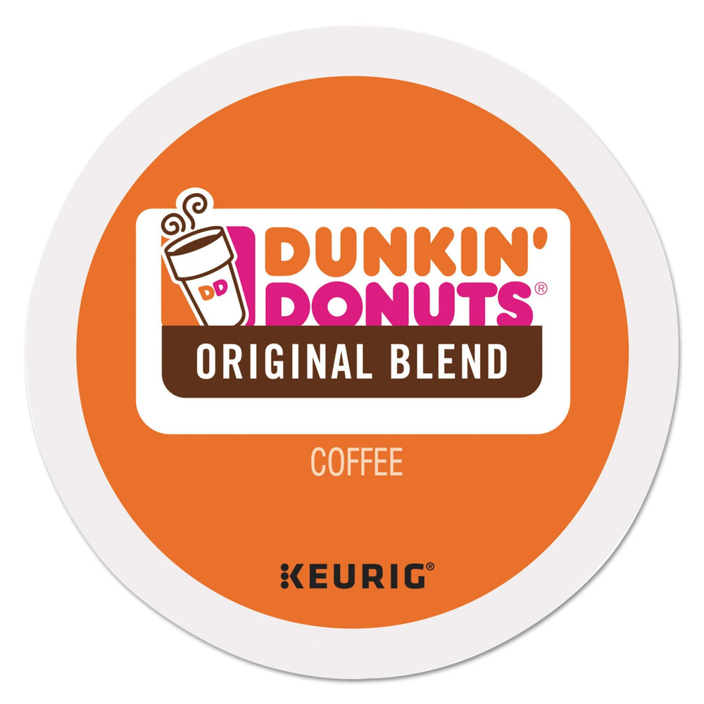 Dunkin' front packaging showing 22 K-Cup pods and brand clarity