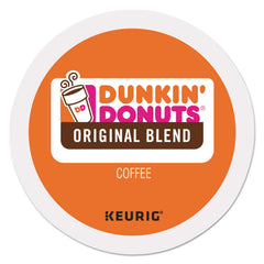 Dunkin' front packaging showing 22 K-Cup pods and brand clarity