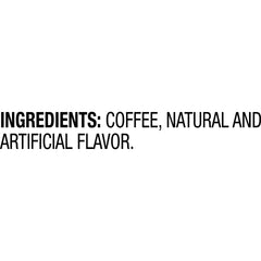 Dunkin' close-up of a K-Cup pod label highlighting easy Keurig compatibility and flavor