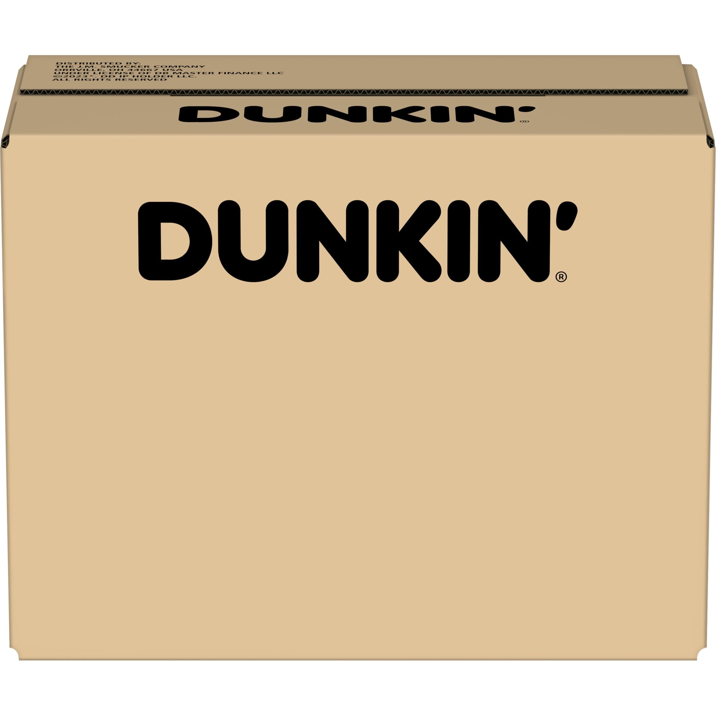 dunkin six pack arrangement styled for countertop showing value and stock-up benefit