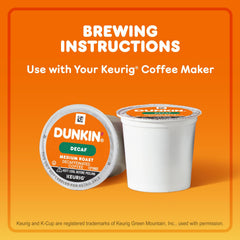Dunkin' brewed coffee pouring to show smooth medium-roast texture