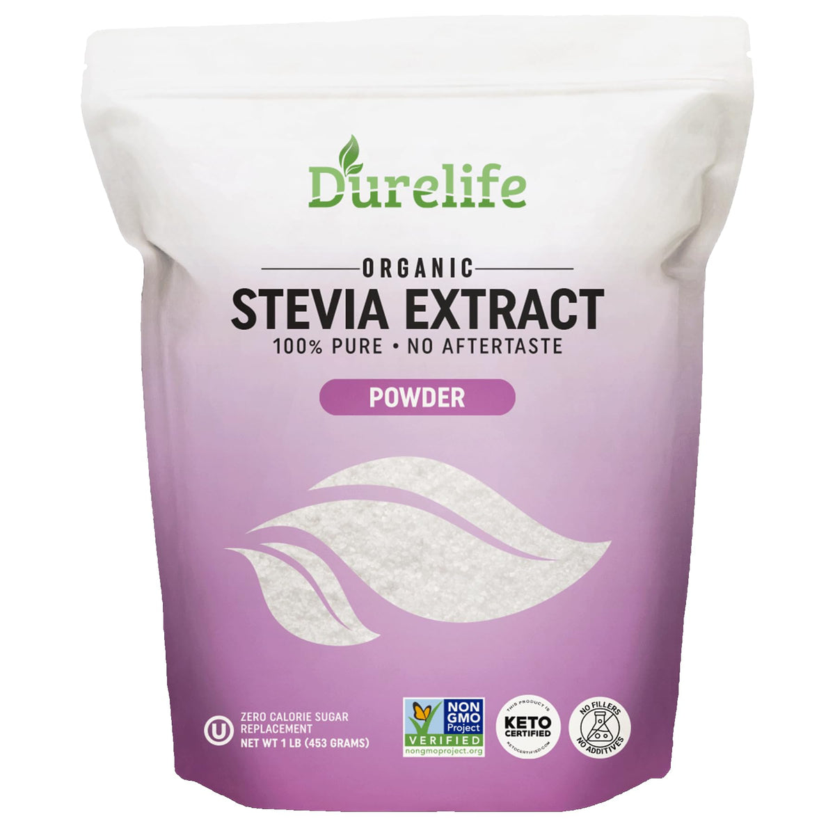 DureLife front packaging 16oz jar showing product and included micro-spoon benefit convenience