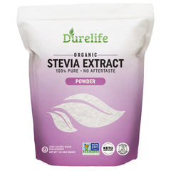 DureLife front packaging 16oz jar showing product and included micro-spoon benefit convenience