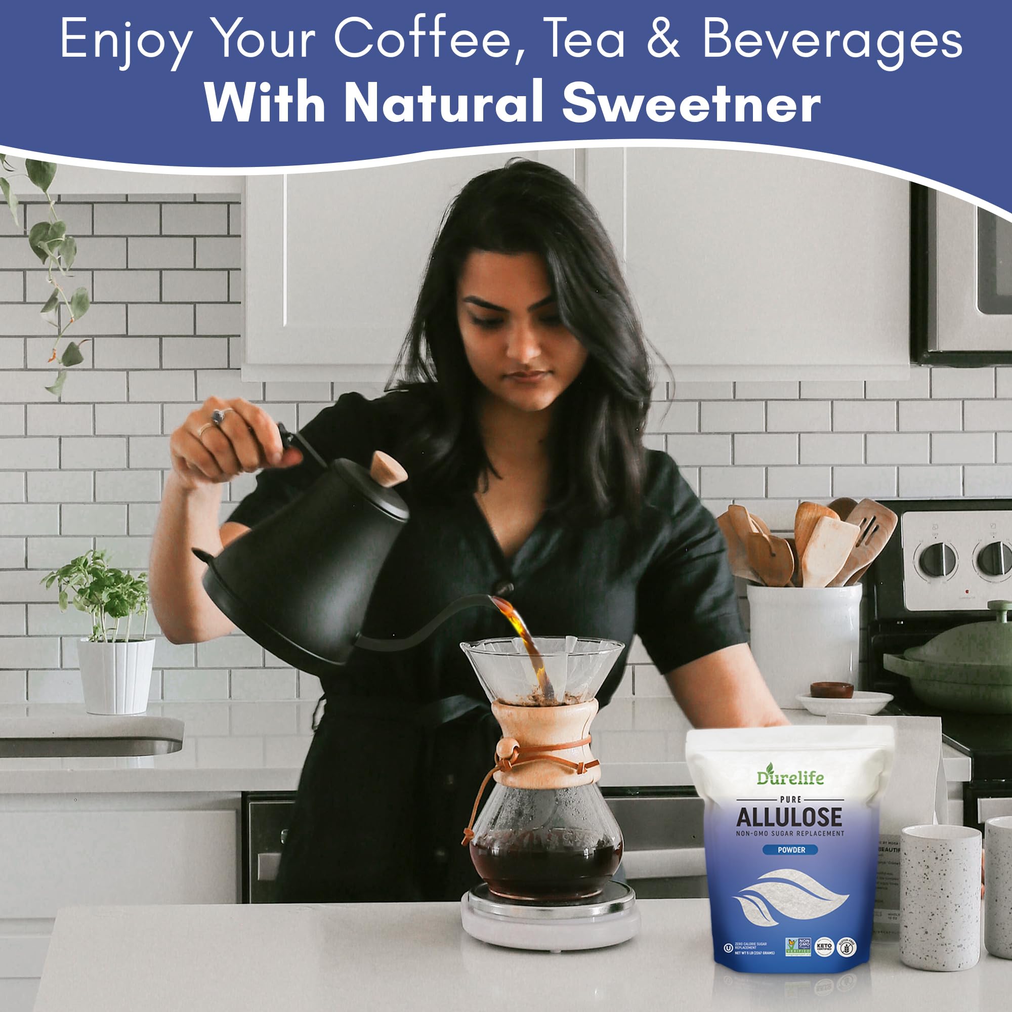DureLife label close-up showing Keto and Kosher certifications benefit