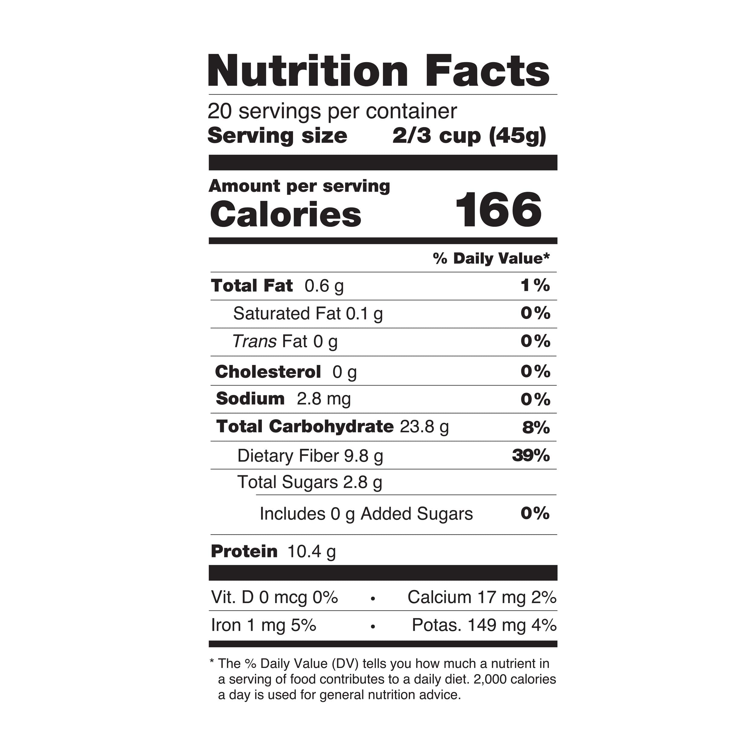 Duru nutrition label detail showing certifications and ingredient transparency benefit