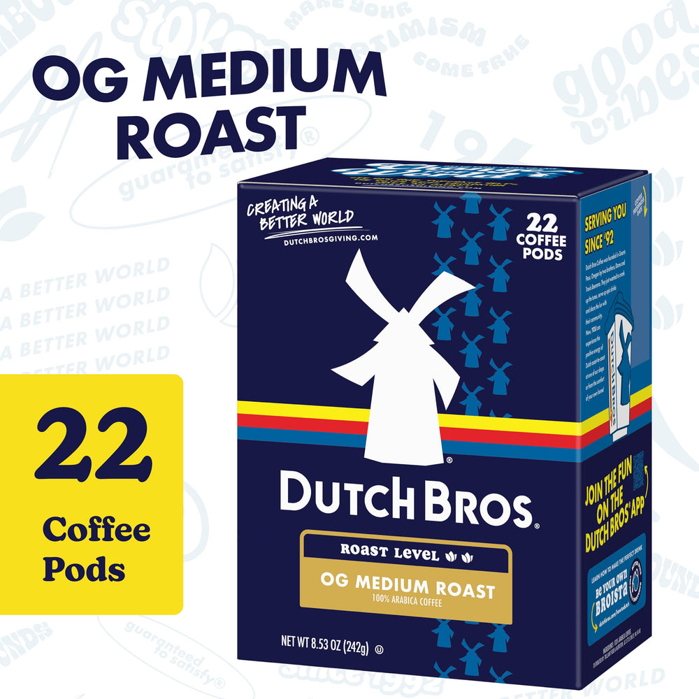 Close-up of a Dutch Bros pod highlighting capsule design and convenient brew