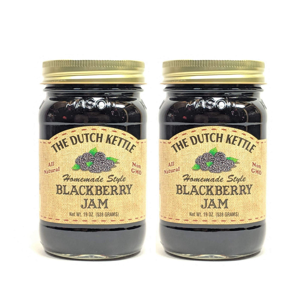 The Dutch Kettle front jar showing label and size, offering homemade flavor and gifting appeal