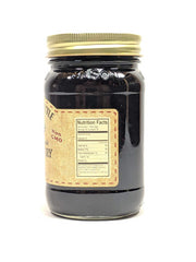 Close-up of seeded blackberry jam texture from The Dutch Kettle, showing rich fruit and spreadability