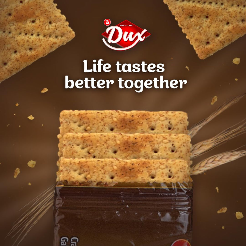 DUX crackers paired with cheese demonstrating serving idea