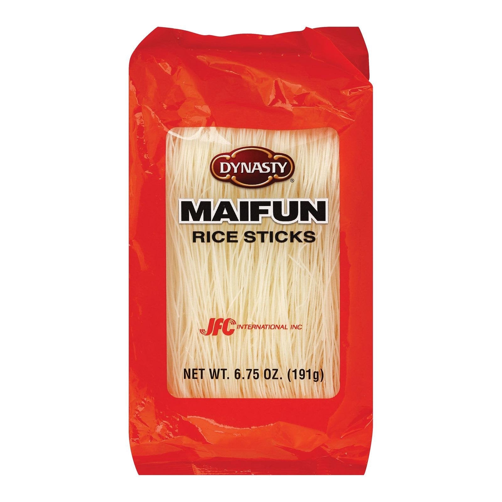 Dynasty maifun front packaging showing product and convenient 6.75 oz pack