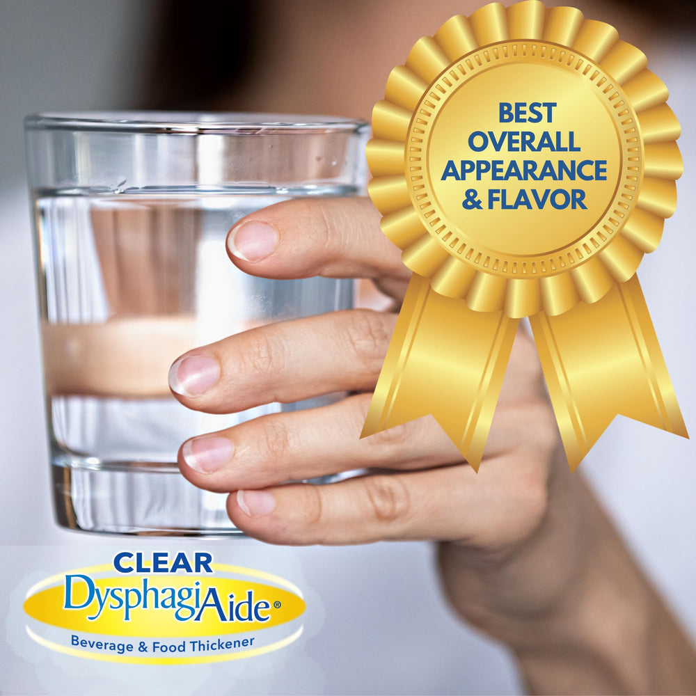 DYSPHAGIAIDE being stirred into a hot cup proving compatibility with warm liquids and stability