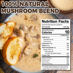 dzikekei fine mushroom powder close-up highlighting smooth texture