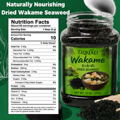 dzikekei wakame in miso soup adding umami and visual appeal